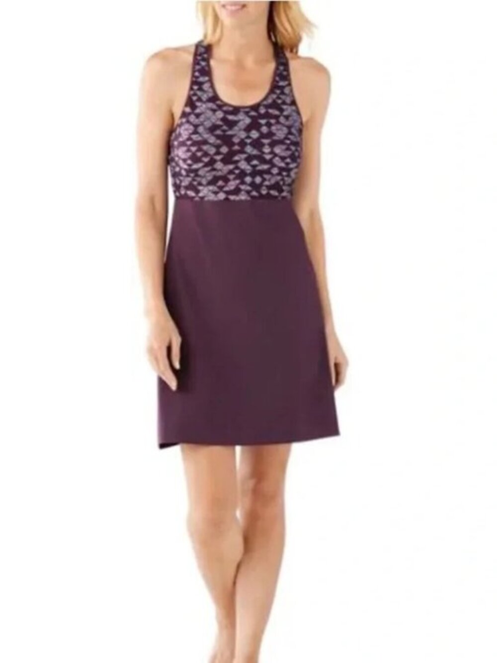 Smartwool Willow Lake Dress Merino Wool Purple Size L